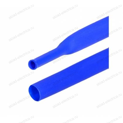 Трубка термоусадочная ТУТ 3,0 / 1,5 мм синяя (1м) 