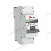 Автоматический выключатель 1P 10А (D) 10kA ВА 47-100 EKF PROxima