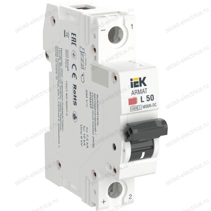 ARMAT Автоматический выключатель M06N-DC 1P L 50А IEK