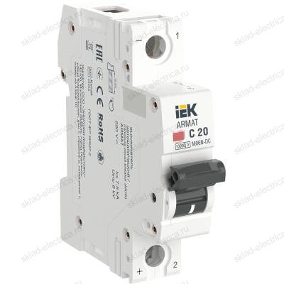 ARMAT Автоматический выключатель M06N-DC 1P C 20А IEK