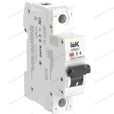 ARMAT Автоматический выключатель M06N-DC 1P C 4А IEK