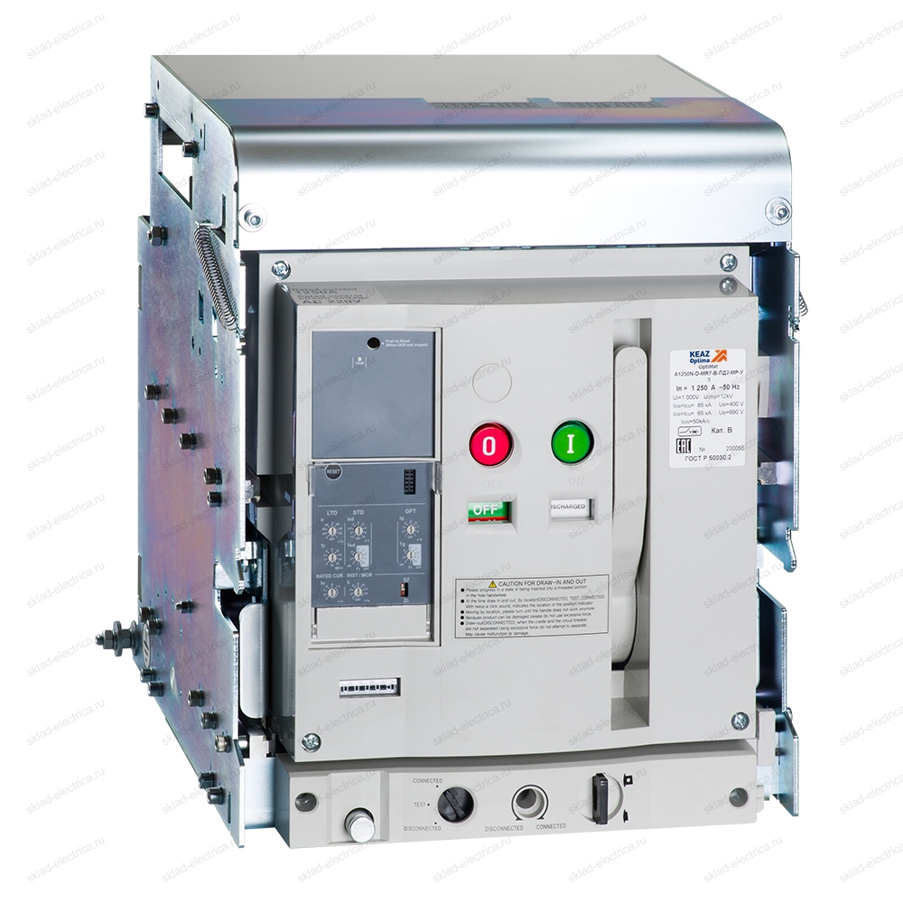 Выключатель автоматический OptiMat A-4000-S4-4P-100-D-MR7.0-BH-C0000-M0-P01-S1-03