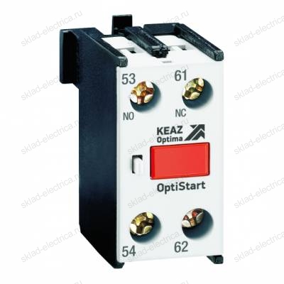 Блок контактный OptiStart K-FX-1002 фронтальный 2НЗ для F-09..(A)F-150 и FR