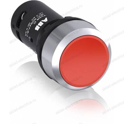 Кнопка ABB CP1-30R-11 красная без фиксации 1НО+1HЗ