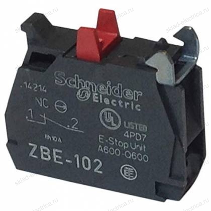 Контактный блок Schneider Electric ZBE102 1НЗ