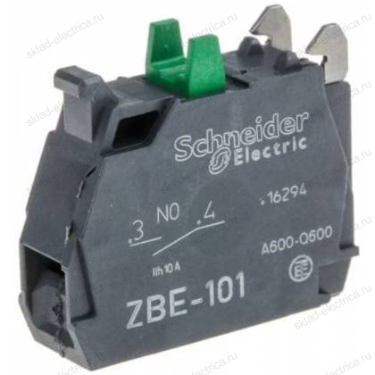Контактный блок Schneider Electric ZBE101 1НО