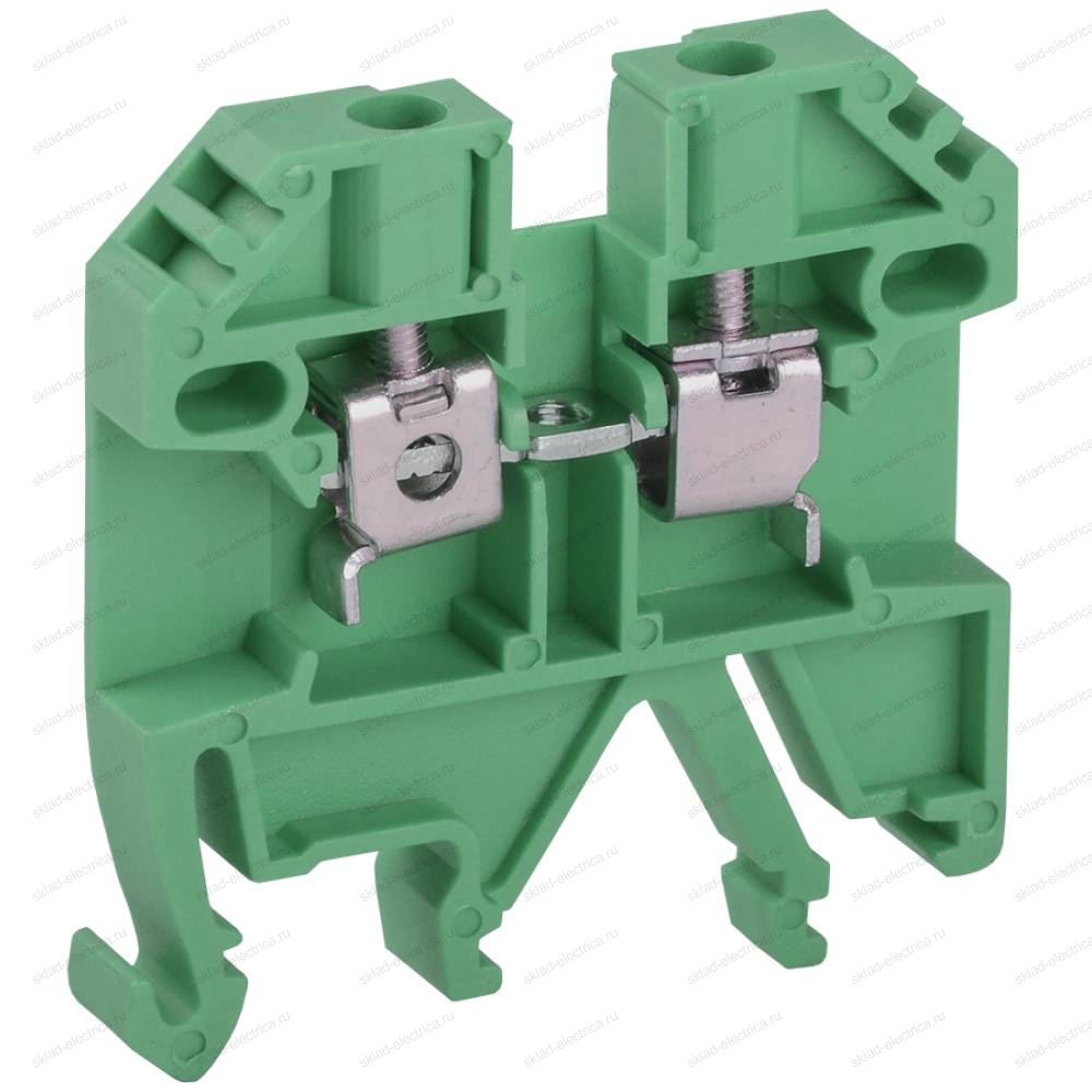 Клемма винтовая КВИ-2,5мм2 зеленая IEK
