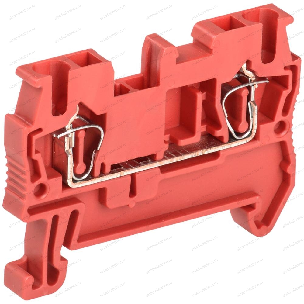 Клемма пружинная КПИ 2в-2,5 31А красный IEK