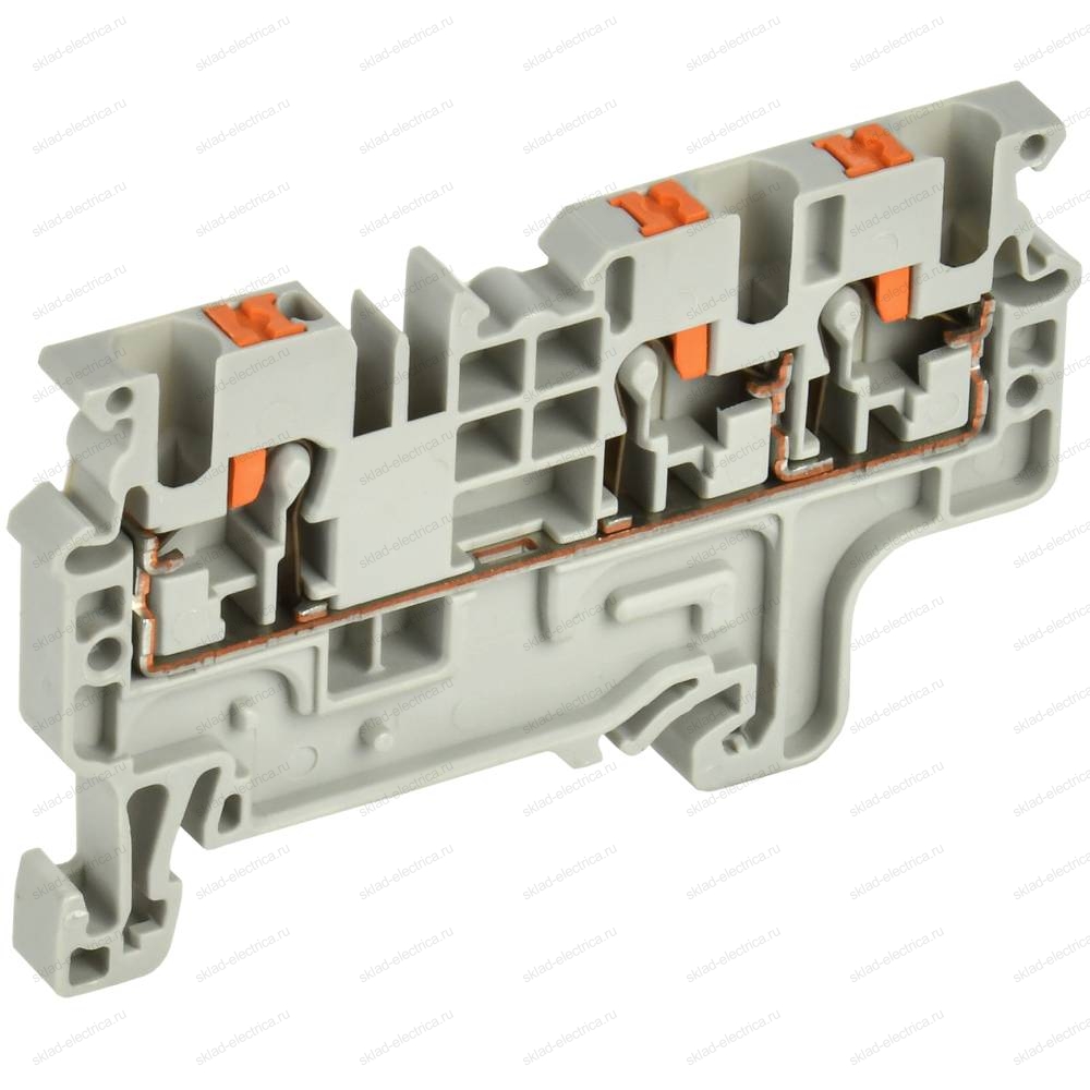 Колодка клеммная CP-MC 3 вывода 2,5мм2 серая IEK