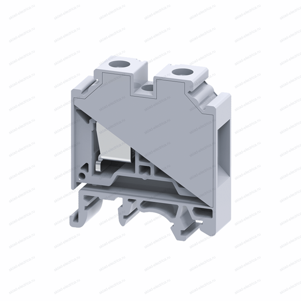 Клемма проходная винтовая OptiClip CTS-16-I-76A-(0,2-16)-серый