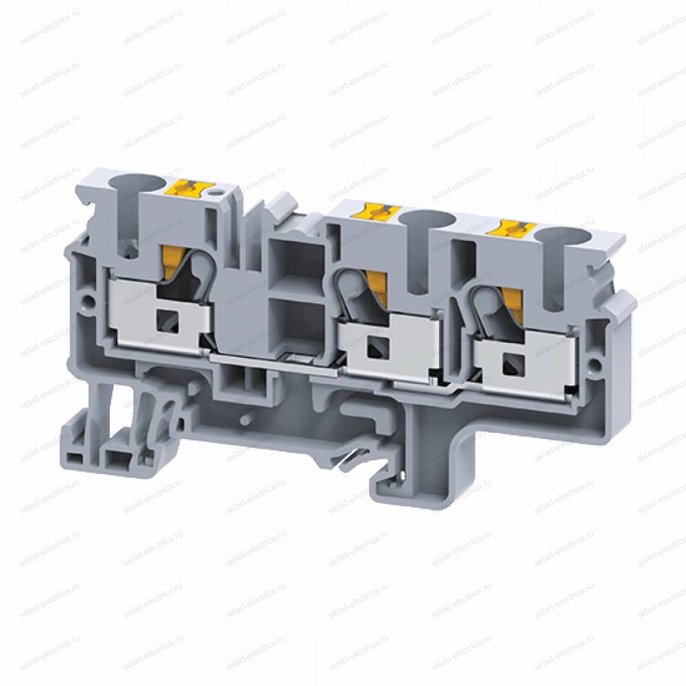 Клемма с 3-мя контактами push-in OptiClip СP-10-TRIPLET-I-BU-синий