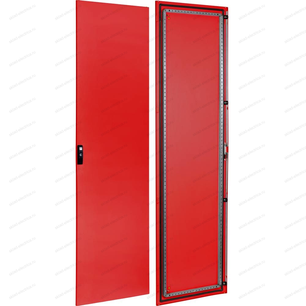 FORMAT Дверь металлическая 2000х800мм RAL3020 красная IEK