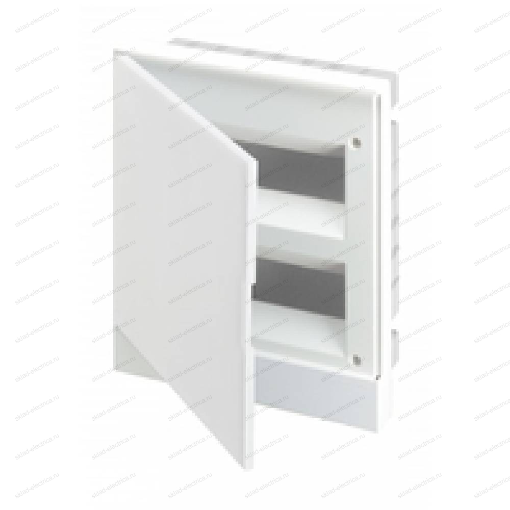 Щит АВВ распределительный встраиваемый 24 мод. пластиковый белая дверца (с клеммными блоками)