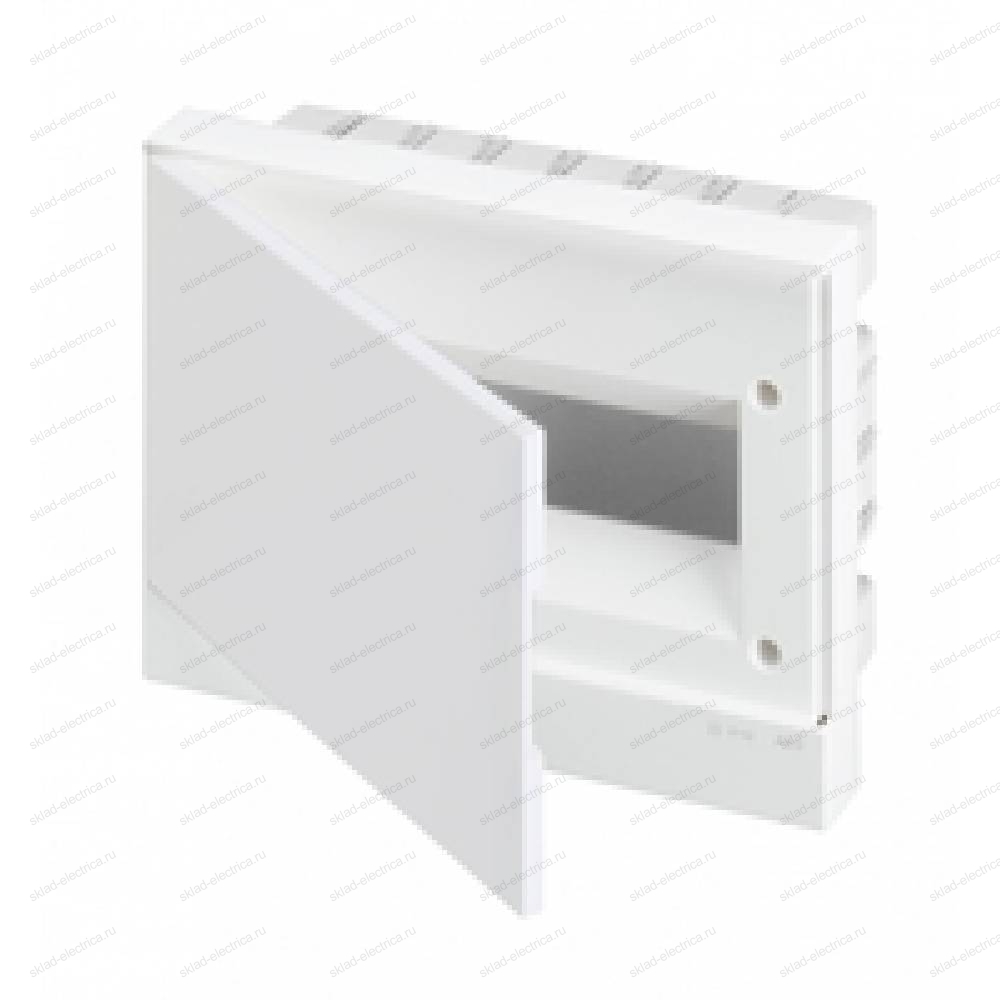 Щит АВВ распределительный встраиваемый 12 мод. пластиковый белая дверца (с клеммными блоками)