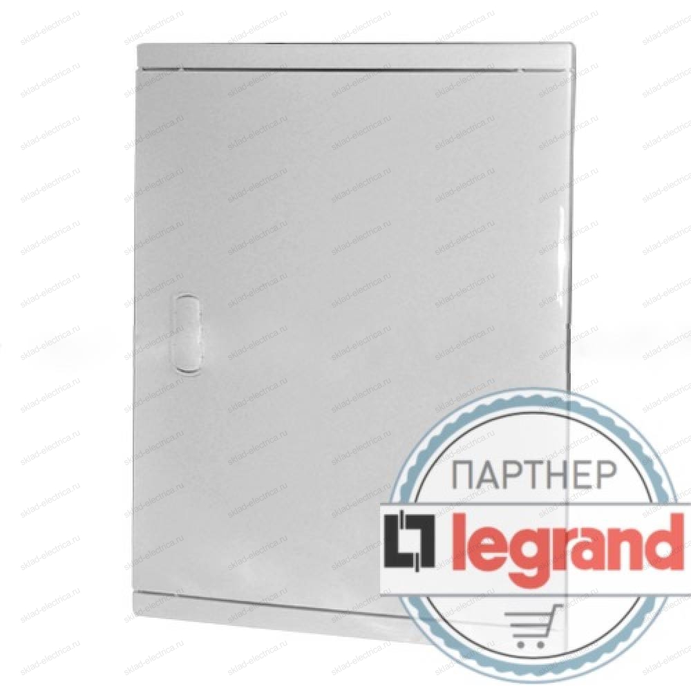 Щит Legrand Nedbox в нишу на 24 (+4) модуля (2х12) с шинами N+PE с белой дверью