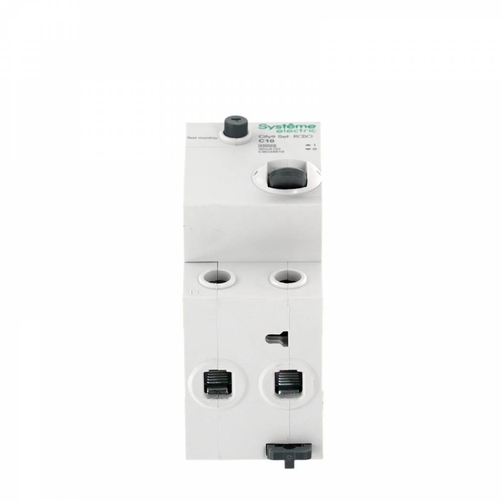Автоматический выключатель дифферинциального тока (АВДТ) 1P+N С 10А 4.5kA 30мА Тип-AС C9D34610 City9 Set 47