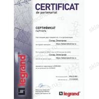 Выключатель одноклавишный 1 модуль Legrand Mosaic DLP 077000