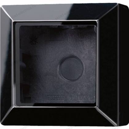 JUNG Коробка для накладного монтажа 1-кратная; чёрная