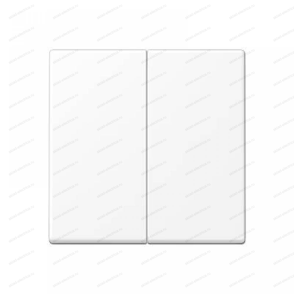 JUNG A Flow/A 550 Белый матовый Клавиша для KNX кнопки, 2 группы