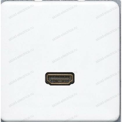 Розетка HDMI Jung CD500 MACD1112WW цвет белый