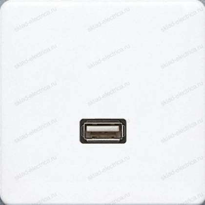 Розетка USB (НЕ ЗАРЯДКА) Jung CD500 MACD1122WW цвет белый