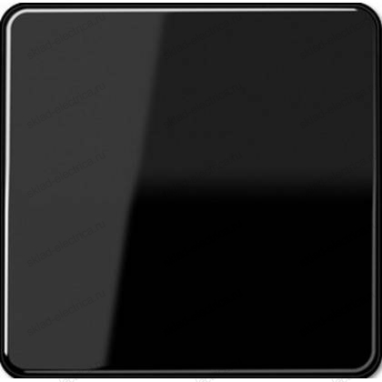 Выключатель кнопочный без фиксации Jung CD500 502TU+CD590SW цвет черный