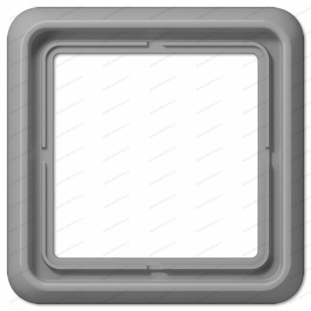 Рамка трехместная цвет серый Jung CD500 CD583GR