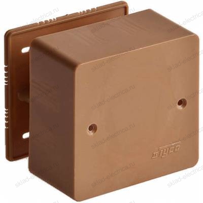 Коробка универсальная 85х85х42 коричневая TYCO 65015К