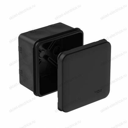 MultiBox Коробка распределительная IP66 70х70х42 Черная DIY (со стикером)