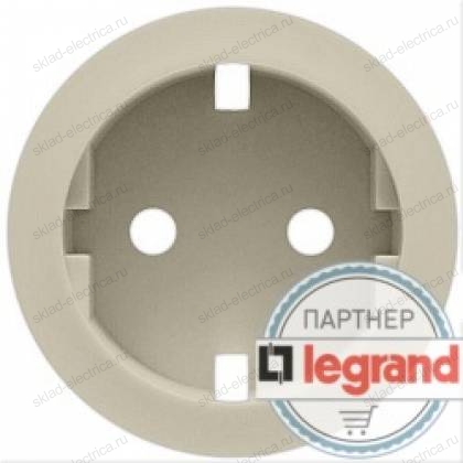 Розетка электрическая с заземлением с защитными шторками Legrand Celiane слоновая кость 67161+66227+80251