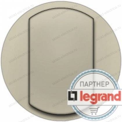 Переключатель кнопочный Legrand Celiane слоновая кость 66200+67031+80251