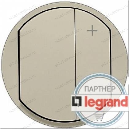 Светорегулятор кнопочный Legrand Celiane 600Вт слоновая кость 66250+67082+80251