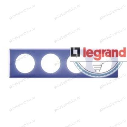 Рамка четырехместная Legrand Celiane Лиловый муар 066664