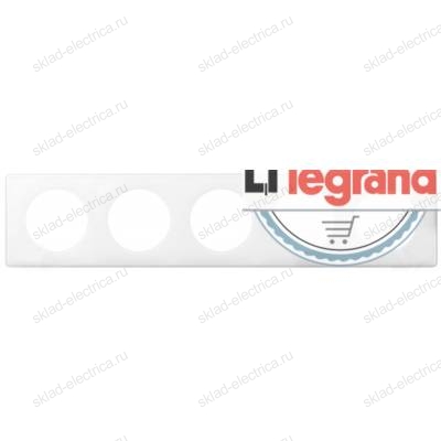 Рамка пятиместная Legrand Celiane, белый глянец 066630