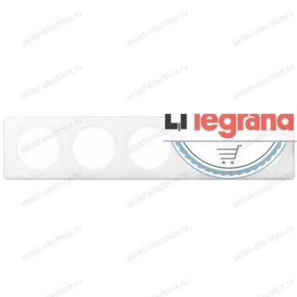 Рамка пятиместная Legrand Celiane, белый глянец 066630