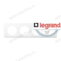 Рамка четырехместная Legrand Celiane, белый глянец 066634