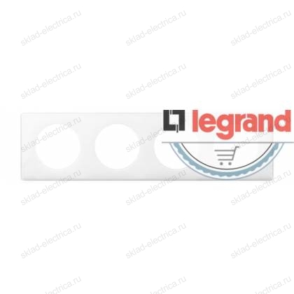 Рамка четырехместная Legrand Celiane, белый глянец 066634