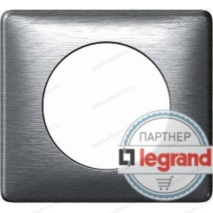 Рамка одноместная Legrand Celiane алюминий металлик 068921