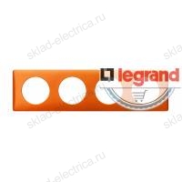 Рамка четырехместная Legrand Celiane оранж пунктум 068764