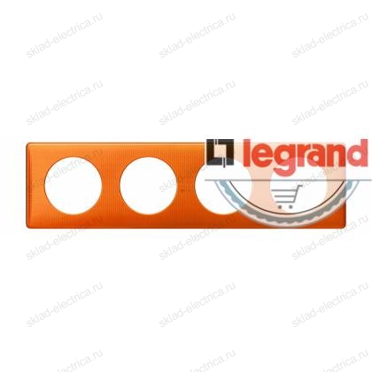 Рамка четырехместная Legrand Celiane оранж пунктум 068764