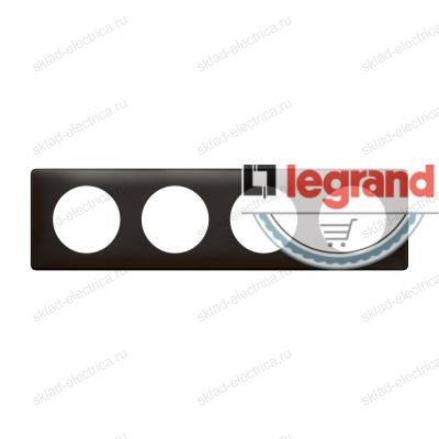 Рамка четырехместная Legrand Celiane карбон 068984