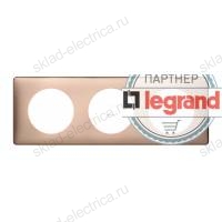 Рамка трехместная Legrand Celiane медь 068993