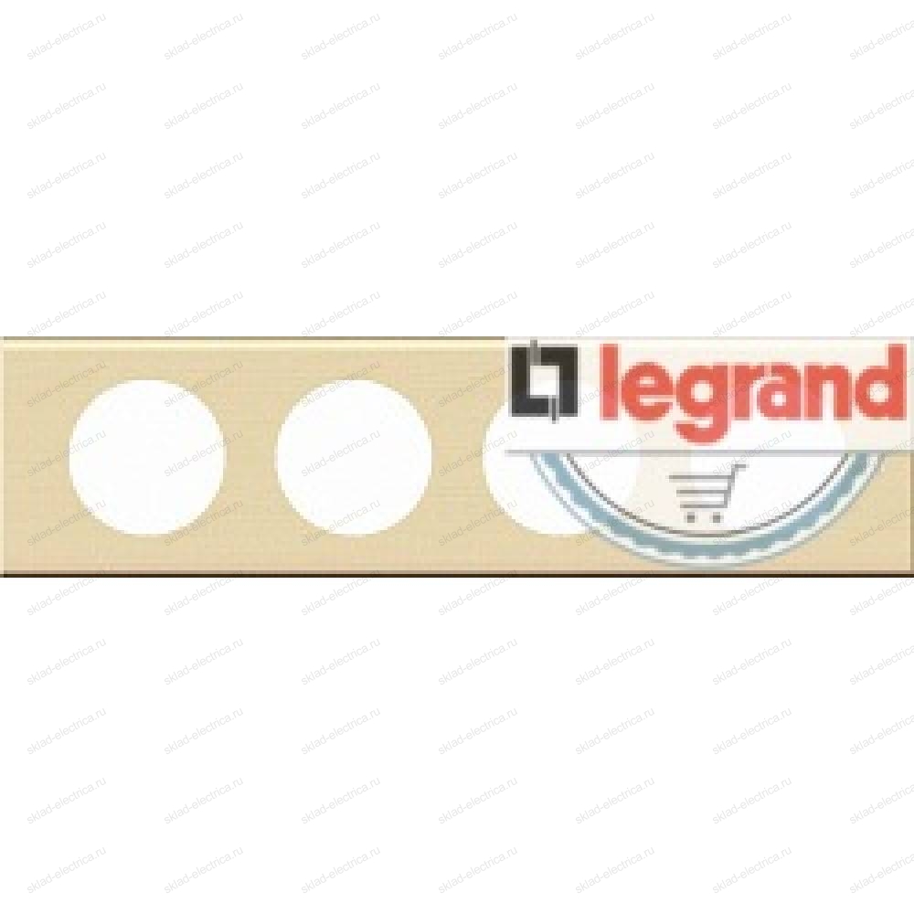 Рамка четырехместная Legrand Celiane клен 069214