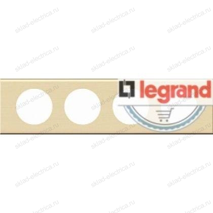 Рамка четырехместная Legrand Celiane клен 069214