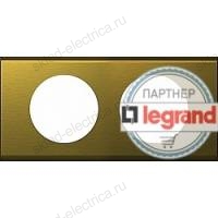 Рамка двухместная Legrand Celiane золото металл 069132