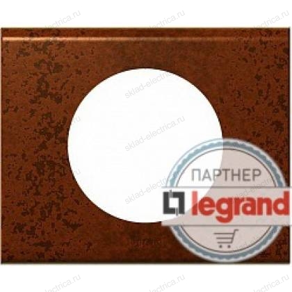 Рамка одноместная Legrand Celiane металл патина феррум 069261