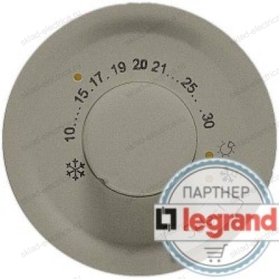 Терморегулятор для теплых полов Legrand Celiane титан 68549+67405+80251