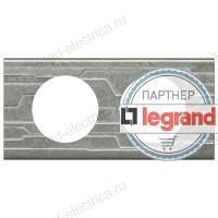 Рамка двухместная Legrand Celiane металл техно 069042