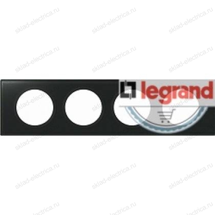 Рамка четырехместная Legrand Celiane смальта графит 069304