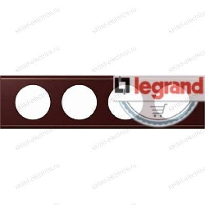 Рамка четырехместная Legrand Celiane кожа классик 069294